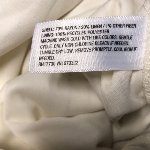 🐠Wild Fable Striped Cream & Black Wide-Leg Pleated Pants Size XXL | NWT - Picture 12 of 12